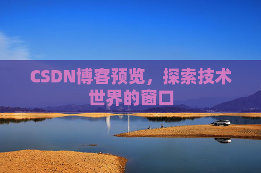 CSDN博客预览,探索技术世界的窗口